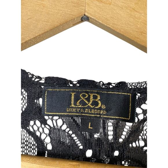 Black Lace Kimono Shawl Wrap Open Front Romantic Whimsigoth Fairy Grunge Vamp L - Picture 6 of 9